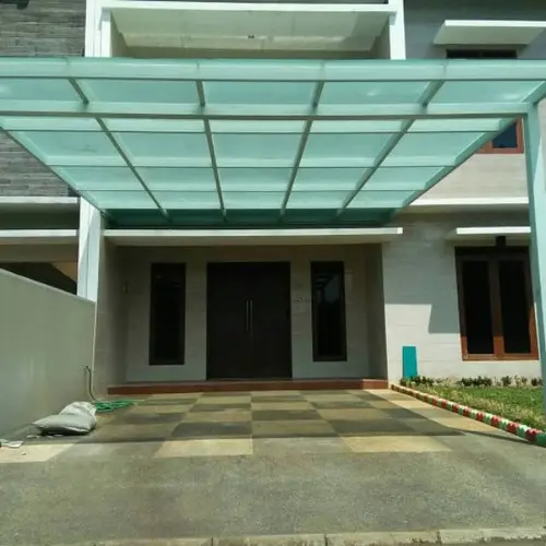 Kanopi Kaca Tempered 10mm di  madura